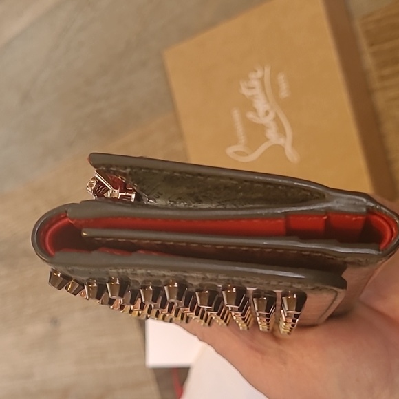 Fabulous Christian Louboutin multi color studs Paris Streets wallet giftable - Picture 4 of 15